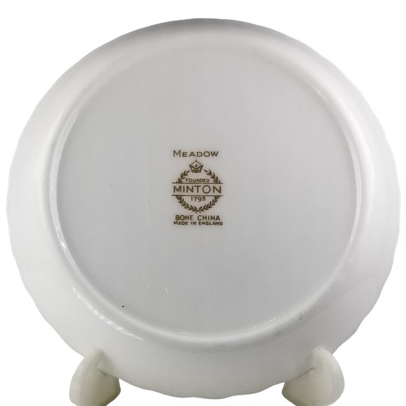 Meadow Minton Bone China Trinket, Coaster, Mint, Candy, Pin Dish Plate England - Picture 7 of 11